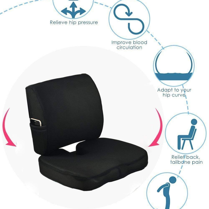 Seat Cushion Lumbar Support Pillow