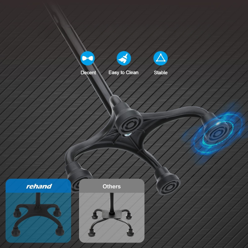 Vive Carbon Fiber Walking Quad Cane