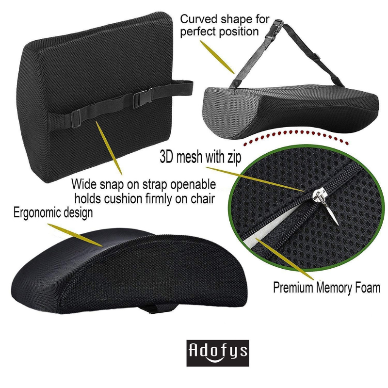 Seat Cushion Lumbar Support Pillow