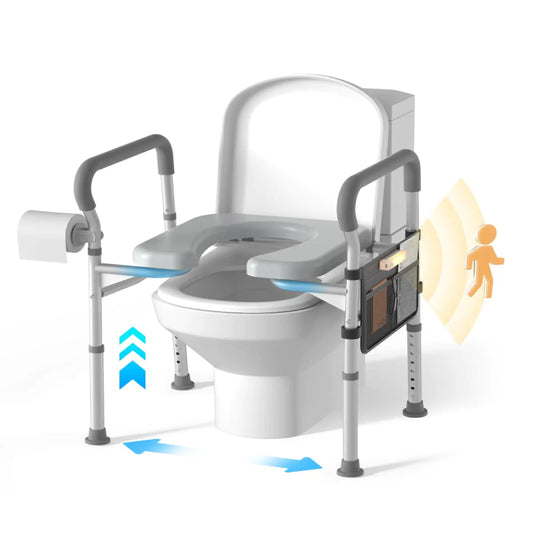 Raised Toilet Seat Handles Elderly