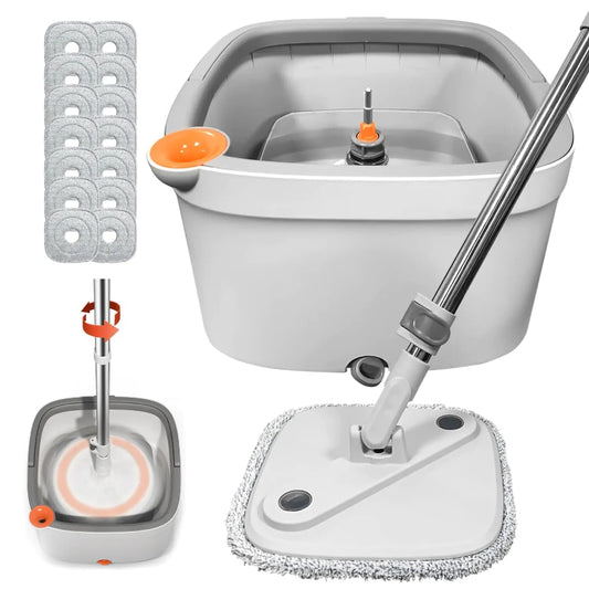 Tikaa Atok Spin Mop and Bucket