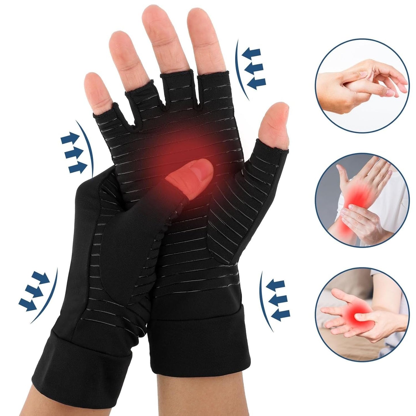 Ricbestlab Copper Arthritis Gloves